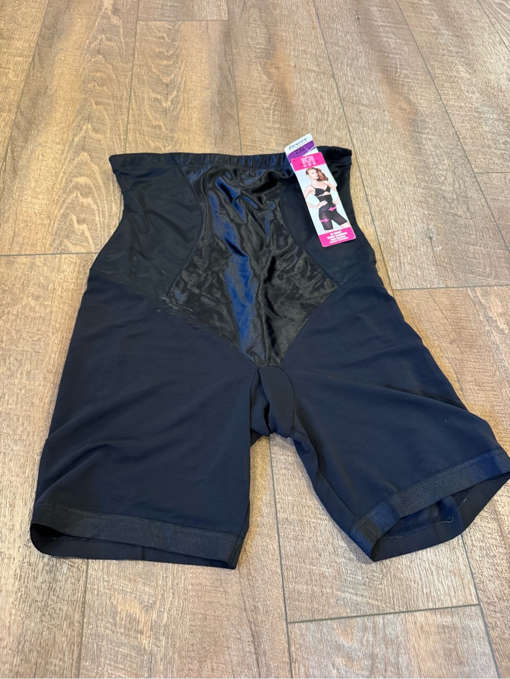 NWT Maidenform Flexees Hi Waist Thigh Slimmer Shapewear Black 2XL